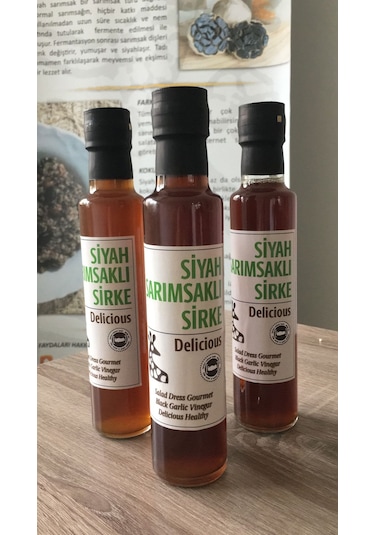 Edovital Doğal Siyah Sarımsaklı Sirke 250 ML