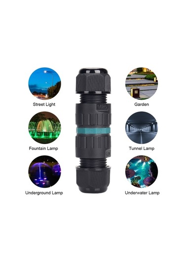 Pazly Φ10-14mm Su Mekan Kutuları Kutu Kordon Konnektörü Kablo Kablo Ip68 İçin Hızlı Geçirmez Elektrik Dış Dış Bağlantı 5-pin Hp