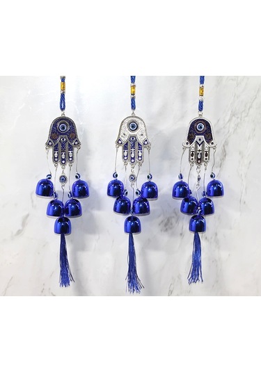 Metal Nazar Boncuğu Çan Alk3509 - 9000795781574ynt Çok Renkli