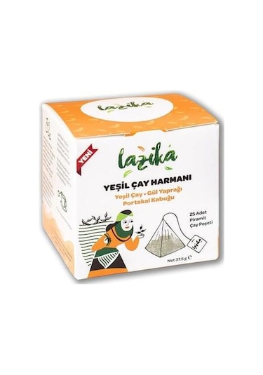 Yeşil Harman Yeşil Çay-gül-portakal Kabuğu 25'li