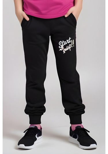 Fyk Kids Kız Çocuk Baskılı Start Up Alt-üst Pijama Takımı Fuşya