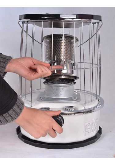 Kerosene Kamp Sobası - Ocağı Beyaz