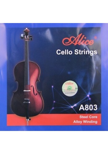 Alice A-803 Steel Core Çello Teli Seti-Hard Tensıon