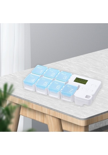 Pazly Suntek Organizatör Mavi Magideal Hediye Hap Haftalık Dağıtıcı Jl Mavi