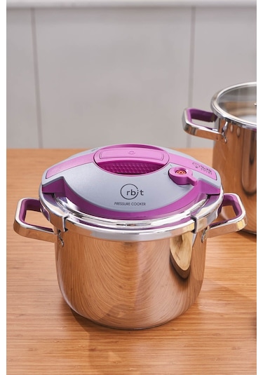 Karaca Orbit İndüksiyon Tabanlı Düdüklü Tencere Seti 6+8 Lt Violet