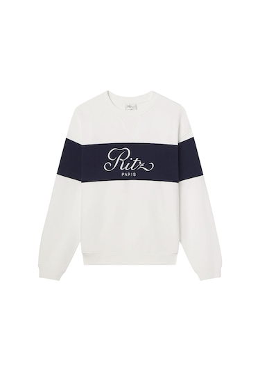 Frame Ritz Unisex Spor Kapşonlu Sweatshirt Cream