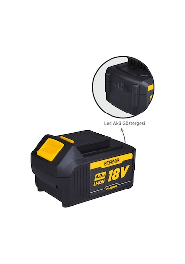 RTRMAX RTX1804 X-Lion Akü Yedek Batarya 4.0 Ah