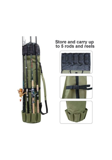 Balıkçılık Ekipmanları Çantası Oxford Olta Çantası Taşınabilir Yüksek Kapasiteli Olta Taşıma Organizatörü Açık Su Geçirmez Balıkçılık Araçları Saklama Çantası-fa1-