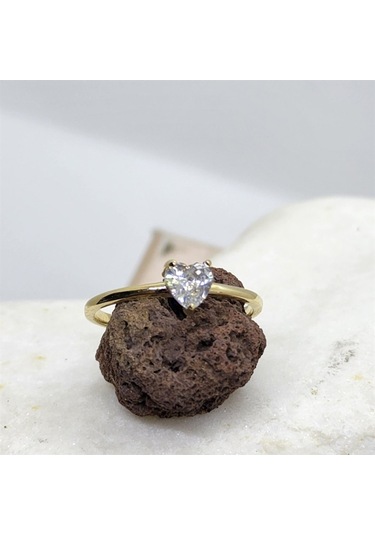 0,60 Ct Pırlanta(Signty)Kalp Tektaş Evlilik Teklifi 14 Ayar Altın 552950098