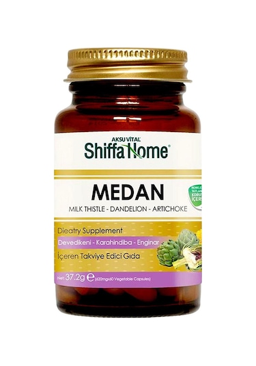 Aksu Vital Shiffa Home Medan Kapsül Devedikeni Karahindiba Enginar 60 Kapsül 3 Adet