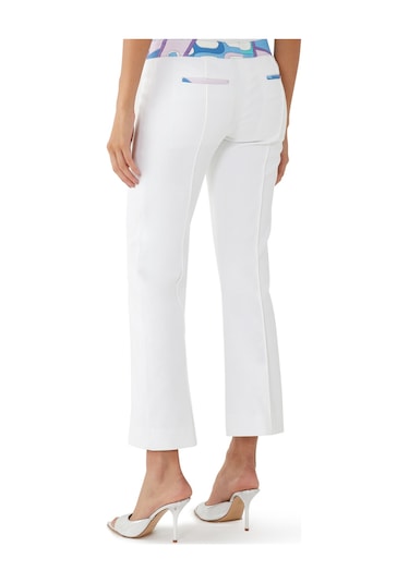 Pucci Şık Pantolon Beyaz