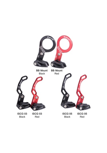 Fosenze Bisiklet Zincir Sabitçisi - 7075 Alüminyum Cnc & Nylon, Bb/ıscg03/ıscg05 Montaj, Siyah, 32-40t Dairesel/32-38t Oval Zincir Tersi, Zincir Kaybını Önler, Ömürünü Uzattır Siyah