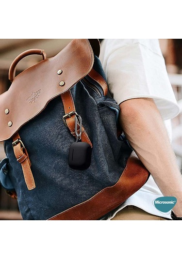 Microsonic Airpods 3 Uyumlu Askılı Mat Silikon Kılıf