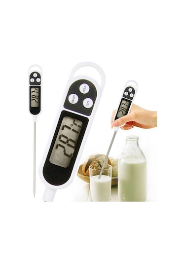Sıvı. Gıda. Et. Su. Yiyecek Mutfak Termometresi - Sıcaklık Ölçer