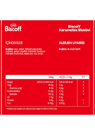 Biscoff Mini Bisküvi 50 6,25 G Karamelize Kahve Yanı Lezzetli Atıştırmalık 6'lı Set