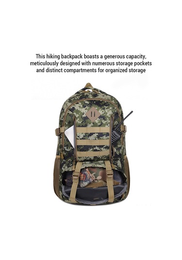 Padalink 1028 Model Geniş Kapasiteli Kamuflaj Sırt Çantası, Çoklu Cep Ve Bölmelerle Pratik Kullanım Çok Renkli