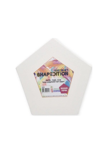 Supertrend Shapedition Beşgen Tuval 20 Cm.