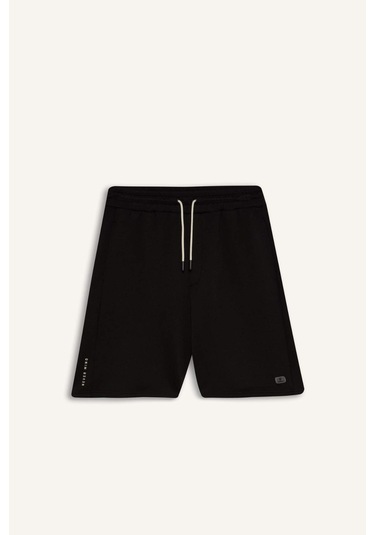 DeFactoFit Kısa Paça Skuba Dalgıç Kumaş Sporcu Şort C5902AX25SPBK81