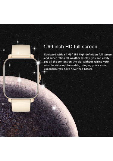 Teltree Gt30 1.69" Tam Dokunmatik Ekran Akıllı Saat (İthalatçı Garantili)