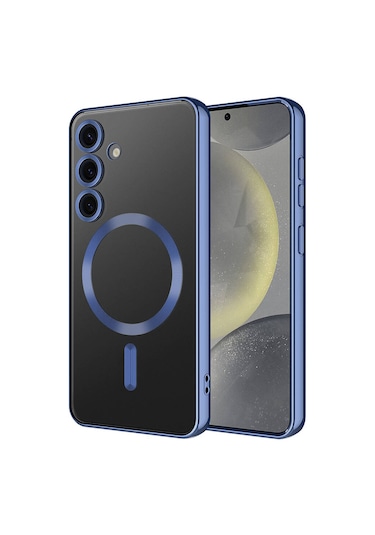 Mobilteam Galaxy S24 Plus Uyumlu Kamera Korumalı Magsafe Wireless Şarj Özellikli Demre Koyu Yeşil