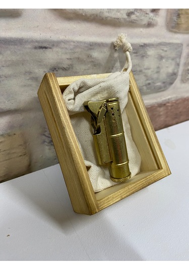 Promise Marka Eskitme Model Benzinli Sarı Renk İsme Özel Çakmak