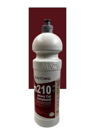 Macwag M210 Heavy Cut Compound 1 Lt - P1500 Zımpara İzlerini Gideren Profesyonel Aşındırıcı Pasta