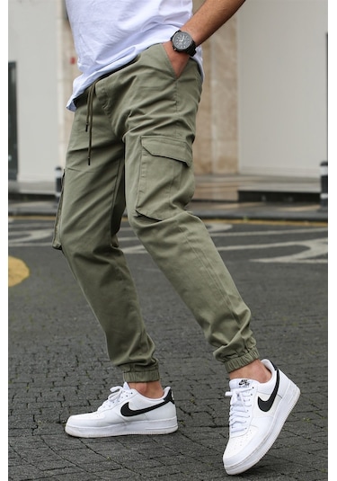 Madmext Madmext Erkek Yeşil Kargo Cep Pantolon 5447-yeşil Yeşil