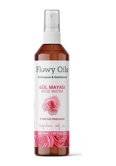 Flowy Oils Gül Mayası Aydınlatıcı ve Gözenek Sıkılaştırıcı Tonik 50 ML