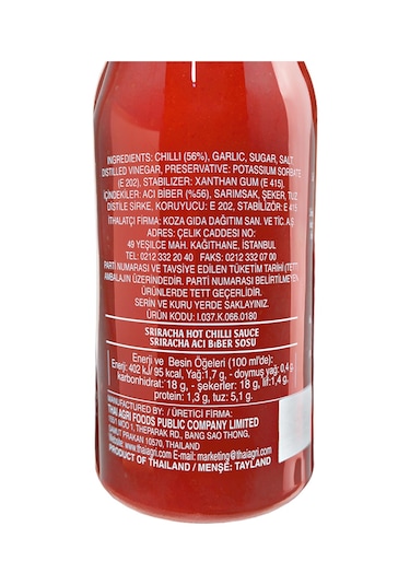 Uni-Eagle Sriracha Acı Biber Sosu 815 G