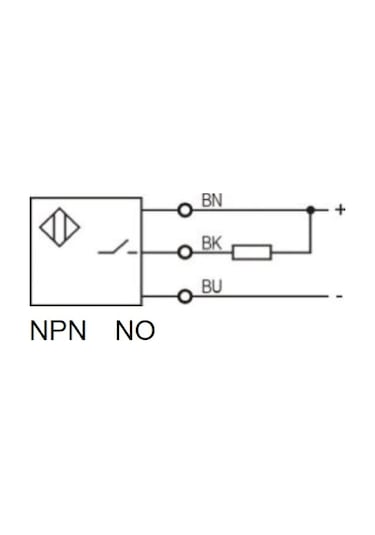 Sick Ime12-04bnszw2s 1040774 ,m12/4mm Npn-no 3-kablo Endüktif Sensör