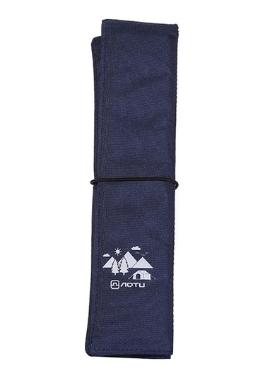 Aotu Taşınabilir Nem Geçirmez Koltuk Mat Oxford Kumaş + Epe Açık Kamp Piknik Oturma Pedi Lacivert