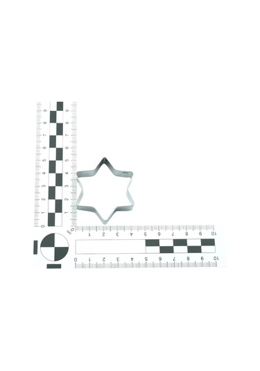 3b Trend 3'lü Yıldız Metal Kurabiye Kalıbı, Paslanmaz Kurabiye Kalıbı, Hamur Şekillendirici Kalıp Metal