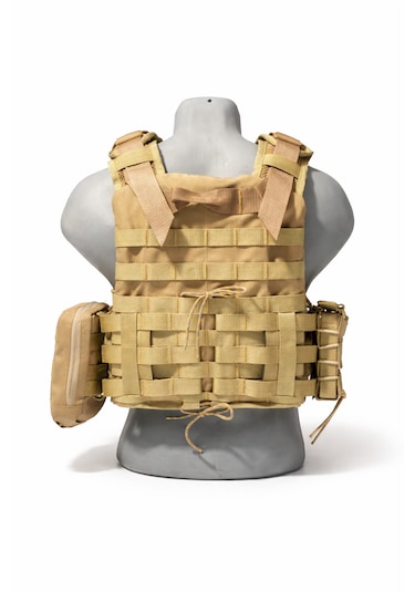Taktikal Airsoft Yelek Bej