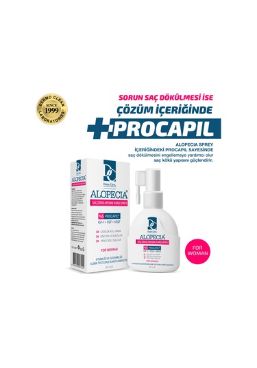 Alopecia Procapil ve IGF İçerikli Kadın Saç Spreyi 60 ML