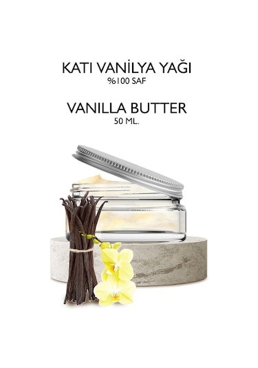 Katı Vanilya Yağı 50 Ml. Saf Vanilya Yağı Vanilla Butter Diğer