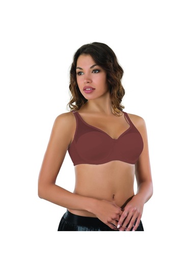 Bordo Mı Emay 167c Pedli Tül Toparlayıcı Sütyen Bordo