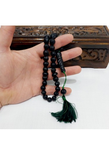 Soma Tesbih Miski Amber Balina Kusmuğu Küre Kesim Tesbih 10x10 27gr