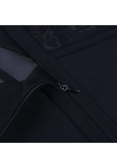 Korse Kumaşlı Bandaj Elbise Siyah