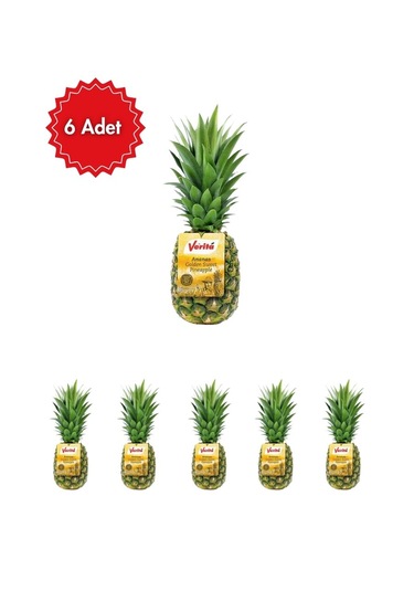 Verita Ananas 6'lı Avantaj Paketi Taze & Sulu Tropikal Lezzet