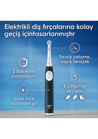 Oral B İo 2 Serisi Şarjlı Diş Fırçası 2'li Avantaj Paketi Siyah/yeşil