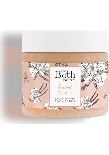 The Bath Factory Vanilya Aromalı Nemlendirici Ve Arındırıcı Vücut Peeling 300 G