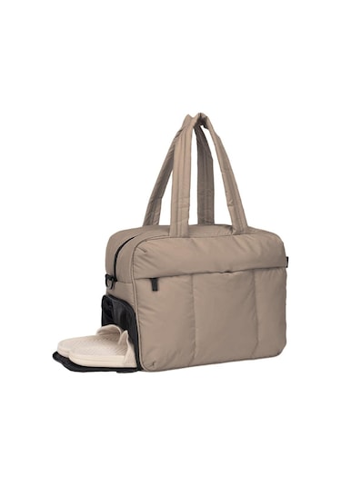 Fosenze 2023 Şık Tote Çanta: Geniş Kapasiteli, Ayakkabı Bölmeli, Kadınlar İçin Seyahat Çantası - Deve Rengi CAMEL