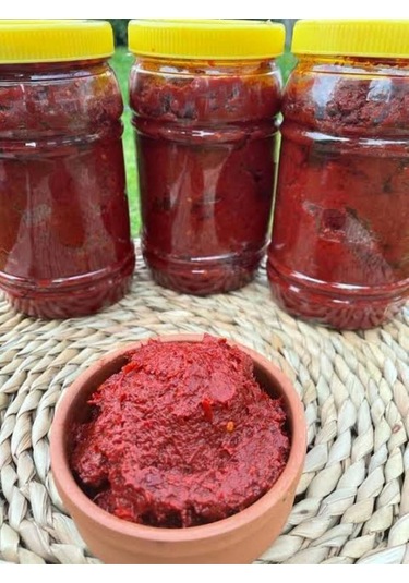 Tatlı Biber Salçası 4 Kg Güneşte Kurutulmuş