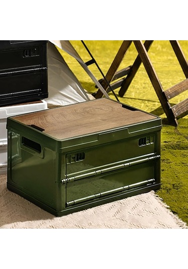 Createtech Yeşil 30l Organizatör Kutu Araba Bagaj Çöp Vaka Suntek Gb Çok Renkli