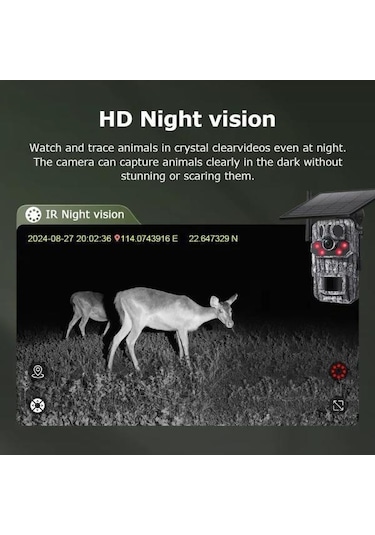 Avenır 3mp Solar Av-s443h Gps Black Lıght 4g Fotokapan