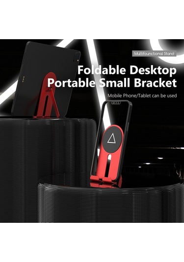 Soulader Pratik Ve Şık Tasarımlı, Her Yere Taşınabilir, Ayarlanabilir Telefon Ve Tablet Standı - Masaüstü Ve Seyahat Kullanımı İçin Uygun Beyaz