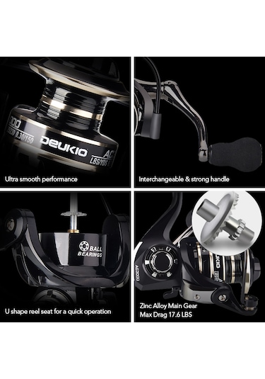 Qingmipy Ac2000 Metal Konstruksiyonlu Spinning Makinesi - 5.2:1 Dişli Oranı, 17.6lb Sürtünme Gücü, Cnc Alüminyum Bobin, Dayanıklı Ve Ultra-halka