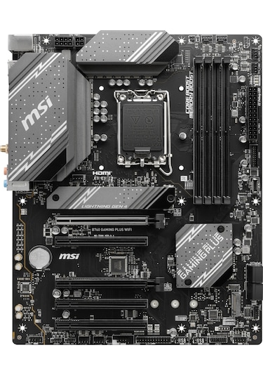 Msi B760 Gamıng Plus WİFİ Intel B760 6800 MHz DDR5 Soket 1700 Atx Anakart