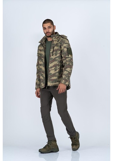 Combat Tactical Mont Tactıcal Softshell Kamuflaj - 305-647-nano Yeşil