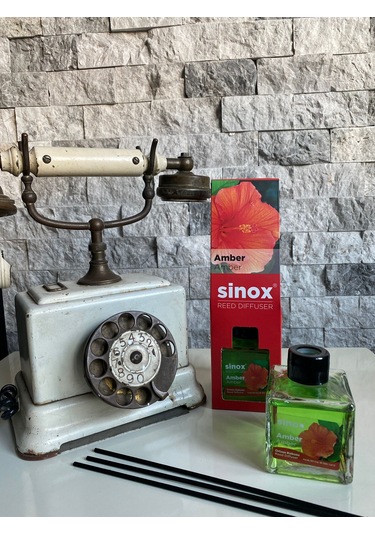 Sinox Bambu Çubuklu Amber Oda Ofis Banyo Kokusu 120 ML
